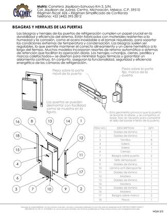 Vista previa de DRI0001 Puertas De Refrigeracion Instructivo