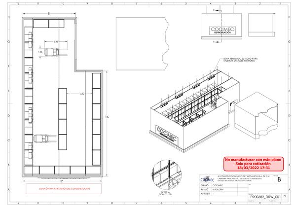Vista previa de DRP0010 Camara De Congelados Plano Proyecto
