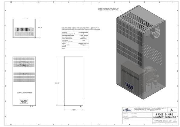Vista previa de DRP0012 Enfriador De Inyectora De Plasticos Plano Proyecto